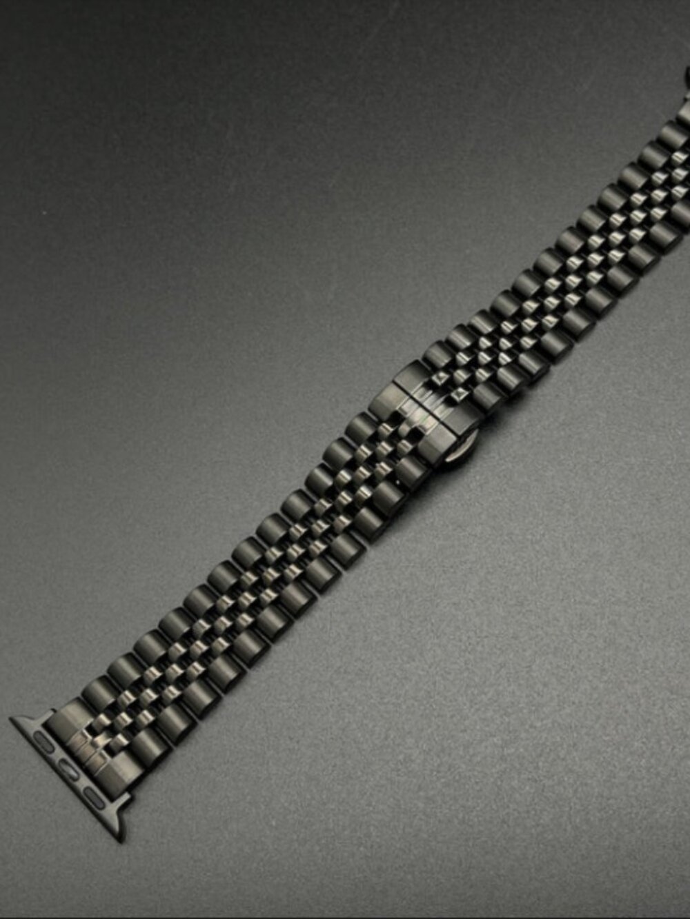 Apple Style Replacement Jubilee Steel Bracelet (Black)